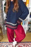 Moorland FairIsle Knit Navy